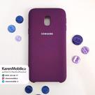 قاب گوشی موبایل SAMSUNG J3 Pro 2017 / J330 سیلیکونی Silicone Case رنگ بنفش بادمجانی