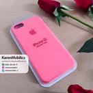 قاب گوشی موبایل iPhone 5/5s/SE سیلیکونی اصلی Silicone Case رنگ صورتی فسفری