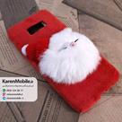 قاب گوشی موبایل SAMSUNG Galaxy S8 Plus مدل عروسکی پشمالو رنگ قرمز