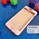 قاب گوشی موبایل iPhone 6 Plus برند Kutis 360 طرح شکوفه های سفید رنگ صورتی