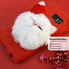 قاب گوشی موبایل SAMSUNG Galaxy S6 Edge مدل عروسکی پشمالو رنگ قرمز