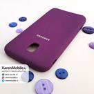 قاب گوشی موبایل SAMSUNG J3 Pro 2017 / J330 سیلیکونی Silicone Case رنگ بنفش بادمجانی