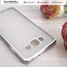قاب گوشی موبایل SAMSUNG A5 2015 مدل ژله ای شفاف الماسی بامپر نقره ای 