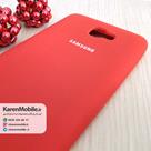 قاب گوشی موبایل SAMSUNG J7 Prime سیلیکونی Silicone Case رنگ قرمز