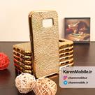 قاب گوشی SAMSUNG S7 برند لاکچری طرح کنفی طلایی