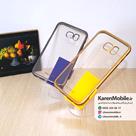 قاب گوشی موبایل SAMSUNG Galaxy S6 Edge برند ROCK مدل ژله ای شفاف بامپر رنگ طلایی