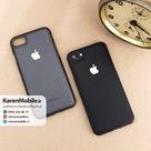 قاب گوشی آیفون iPhone 7 برند Back Cover مدل پشت چرم طرح دور دوخت رنگ مشکی