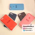 قاب گوشی موبایل iPhone 7 Plus سیلیکونی اصلی Silicone Case رنگ گلبهی فسفری