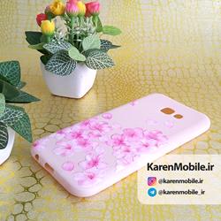 قاب گوشی موبایل SAMSUNG A7 2017 / A720 طرح شکوفه رنگ صورتی