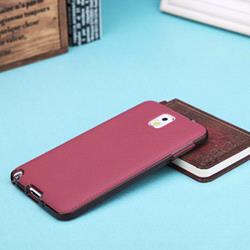 کیف گوشی موبایل SAMSUNG Note 3 برند BEVOCEL مدل چرم رنگ زرشکی