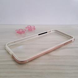 بامپر محافظ گوشی iPhone 6/6s برند PERFECT طرح ژلاتین دار رنگ رزگلد نقره ای