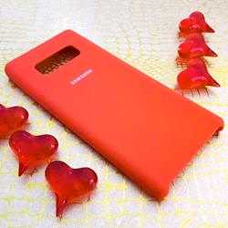 قاب گوشی موبایل SAMSUNG Note 8 سیلیکونی Silicone Case رنگ نارنجی