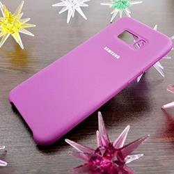 قاب گوشی موبایل SAMSUNG Galaxy S8 Plus سیلیکونی Silicone Case رنگ بنفش بادمجانی