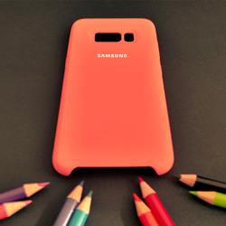 قاب گوشی موبایل SAMSUNG Galaxy S8 سیلیکونی Silicone Case رنگ گلبهی