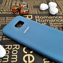 قاب گوشی موبایل SAMSUNG Galaxy S7 Edge سیلیکونی Silicone Case رنگ آبی نفتی