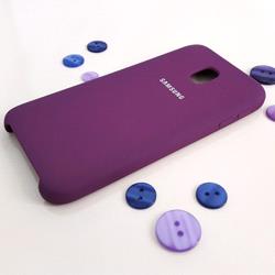 قاب گوشی موبایل SAMSUNG J3 Pro 2017 / J330 سیلیکونی Silicone Case رنگ بنفش بادمجانی