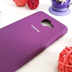 قاب گوشی موبایل SAMSUNG J7 Max سیلیکونی Silicone Case رنگ بنفش بادمجانی