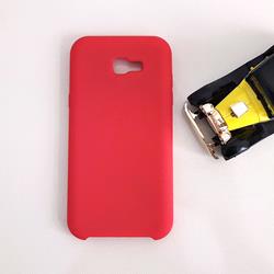 قاب گوشی موبایل SAMSUNG A7 2017 / A720 سیلیکونی Silicone Case رنگ جگری روشن