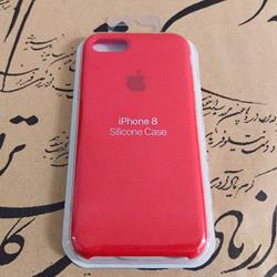 قاب گوشی موبایل iPhone 8 سیلیکونی اصلی Silicone Case رنگ قرمز