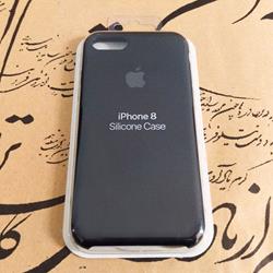 قاب گوشی موبایل iPhone 8 سیلیکونی اصلی Silicone Case رنگ مشکی