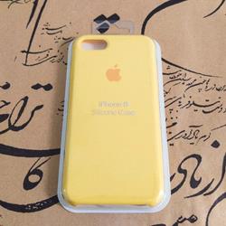 قاب گوشی موبایل iPhone 8 سیلیکونی اصلی Silicone Case رنگ زرد