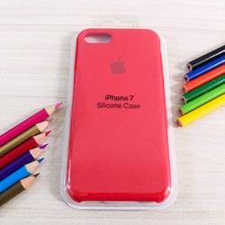 قاب گوشی موبایل iPhone 6/6s سیلیکونی اصلی Silicone Case رنگ قرمز