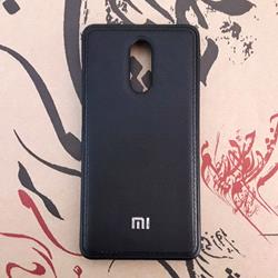 قاب گوشی موبایل Xiaomi Redmi Pro مدل پشت چرم طرح دور دوخت رنگ مشکی