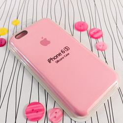 قاب گوشی موبایل iPhone 6/6s سیلیکونی اصلی Silicone Case رنگ صورتی