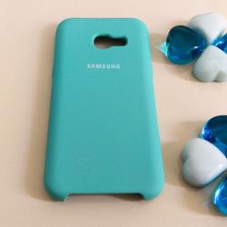 قاب گوشی موبایل SAMSUNG A3 2017 / A320 سیلیکونی Silicone Case رنگ سبزآبی