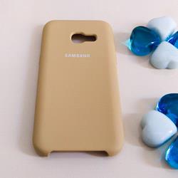 قاب گوشی موبایل SAMSUNG A3 2017 / A320 سیلیکونی Silicone Case رنگ کرمی