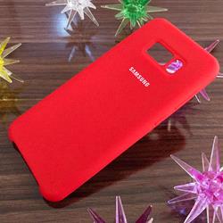 قاب گوشی موبایل SAMSUNG Galaxy S8 Plus سیلیکونی Silicone Case رنگ قرمز مات