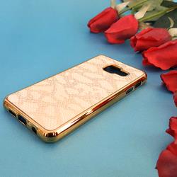 قاب گوشی SAMSUNG A3 2016 / A310 برند لاکچری طرح پوست ماری طلایی
