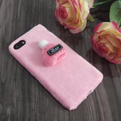قاب گوشی موبایل iPhone 7 مدل زمستانی کلاهدار رنگ صورتی