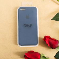 قاب گوشی موبایل iPhone 5/5s/SE سیلیکونی اصلی Silicone Case رنگ آبی نفتی