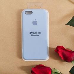 قاب گوشی موبایل iPhone 5/5s/SE سیلیکونی اصلی Silicone Case رنگ آبی کمرنگ
