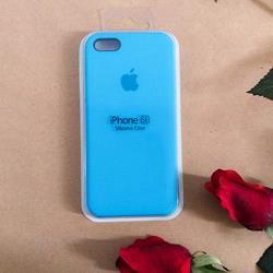 قاب گوشی موبایل iPhone 5/5s/SE سیلیکونی اصلی Silicone Case رنگ آبی آسمانی