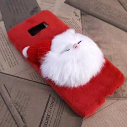 قاب گوشی موبایل SAMSUNG Galaxy S8 Plus مدل عروسکی پشمالو رنگ قرمز