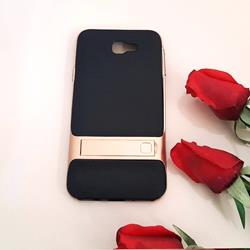 قاب گوشی موبایل SAMSUNG J7 Prime مدل هولدر استندی رنگ مشکی طلایی