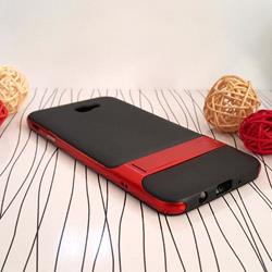 قاب گوشی موبایل SAMSUNG J7 Prime مدل هولدر استندی رنگ مشکی قرمز