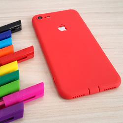 قاب گوشی موبایل iPhone 7 شمعی مدل Slim رنگ قرمز