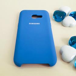 قاب گوشی موبایل SAMSUNG A3 2017 / A320 سیلیکونی Silicone Case رنگ آبی