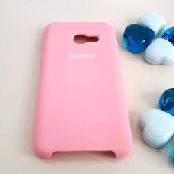 قاب گوشی موبایل SAMSUNG A3 2017 / A320 سیلیکونی Silicone Case رنگ صورتی