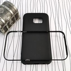 قاب گوشی موبایل SAMSUNG Galaxy S7 برند C-Case مدل دو تکه طرح کربن رنگ مشکی