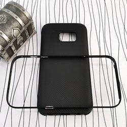 قاب گوشی موبایل SAMSUNG Galaxy S7 برند C-Case مدل دو تکه طرح کربن رنگ مشکی