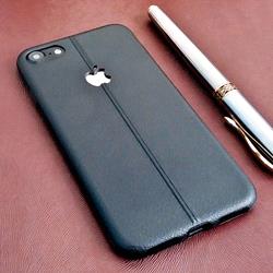 قاب گوشی موبایل iPhone 7 برند C-Case طرح چرم خط دار رنگ مشکی