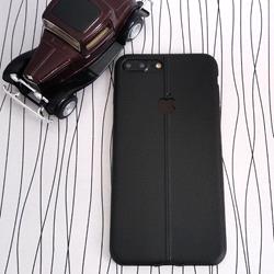 قاب گوشی موبایل iPhone 7 Plus برند C-Case طرح چرم خط دار رنگ مشکی