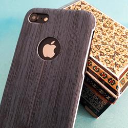 قاب گوشی موبایل iPhone 7 برند ROCK مدل طرح چوب رنگ سورمه ای