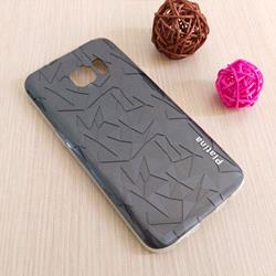 قاب گوشی موبایل SAMSUNG Galaxy S7 برند PLATINA طرح هندسی رنگ زغال سنگی