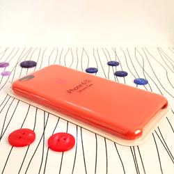 قاب گوشی موبایل iPhone 6/6s سیلیکونی اصلی Silicone Case رنگ گلی