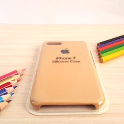 قاب گوشی موبایل iPhone 7 سیلیکونی اصلی Silicone Case رنگ کرمی